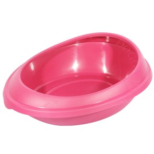 푸르미 평판형 고양이화장실S 핑크+모래삽